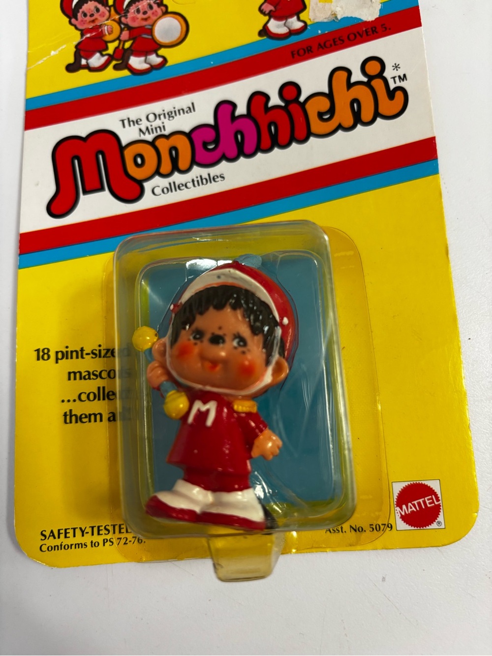 Vintage Mattel Monchichi Figure New in Package